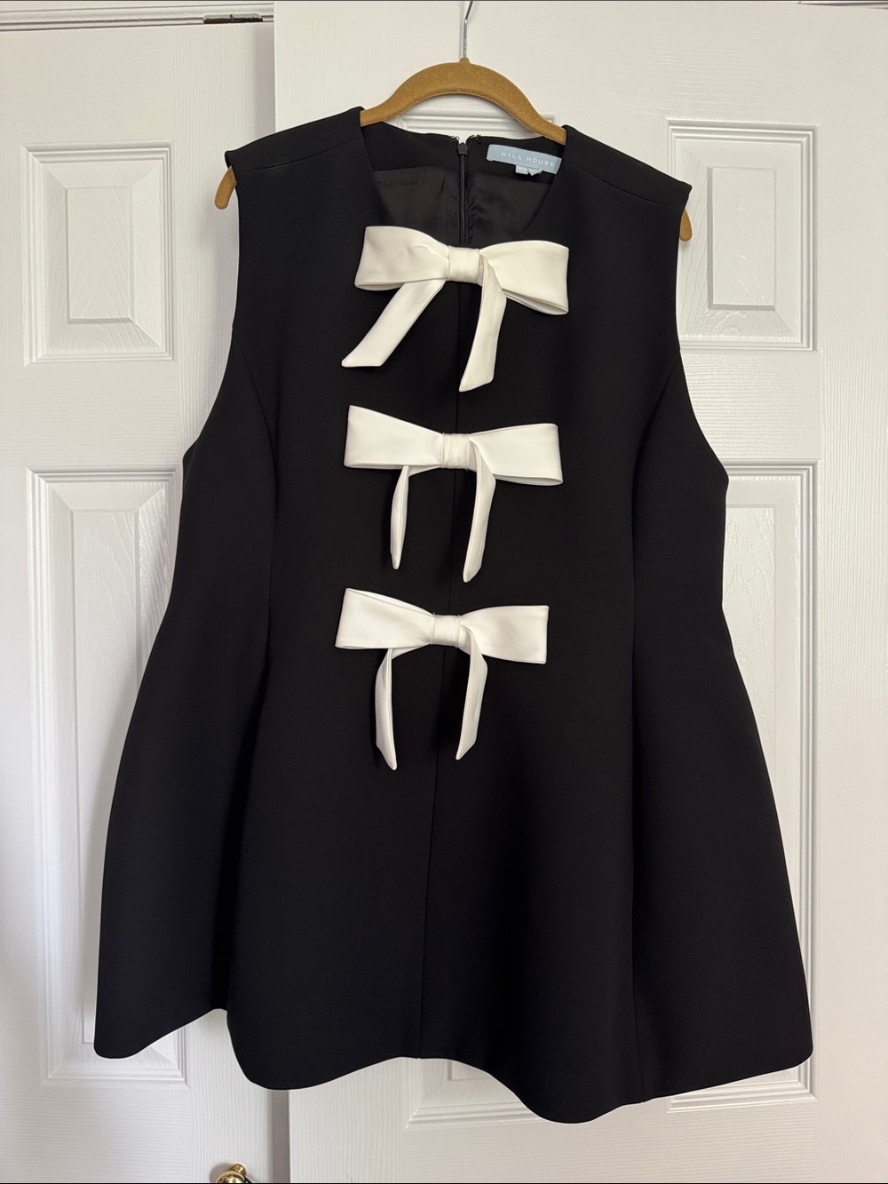Hill House Home Blythe Bow Dress with White Bow Accents - Size XXL